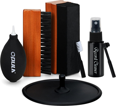 #ad 7 In 1 Vinyl Record Cleaning Kit Complete Vinyl Record Cleaner Solution Velv $25.94