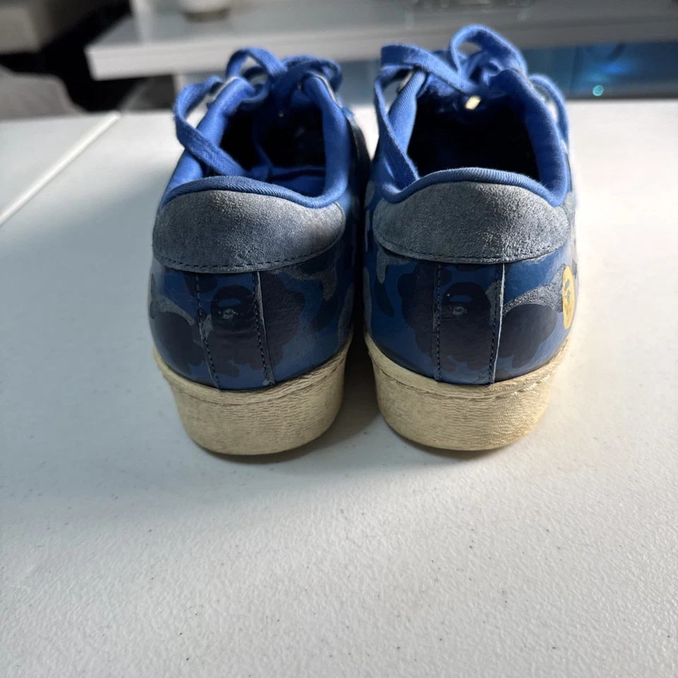 Adidas Superstar 80x Undefeated Bape Azul Camuflaje S74775 Talla 9.5 Foto 4 de 4