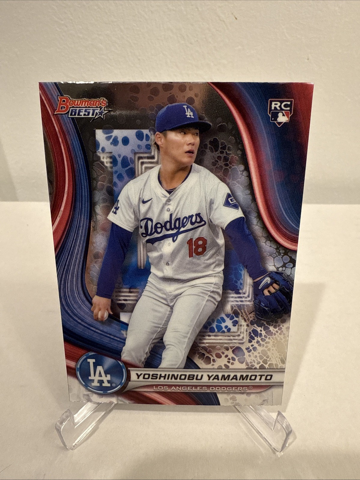 2024 Bowman's Best Yoshinobu Yamamoto RC Rookie #34 Dodgers