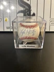 Lyle Mouton Signed Autograph Official ROALB Baseball with Display Case