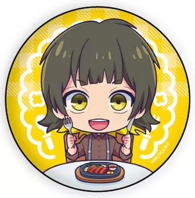 BLUELOCK Meguru Bachira Badge Pin Meal Ver Collectible Photo