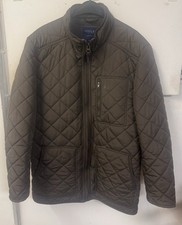 Joules Men’s Derwent Country Brown Quilted Pocketed Jacket L