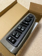 NEW Driver side Window Master Switch with Panel Cadillac Chevy GMC Tahoe/Suburb