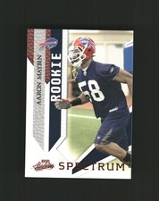 Aaron Maybin 2009 Playoff Absolute Memorabilia #101 Spectrum Red Buffalo Bills