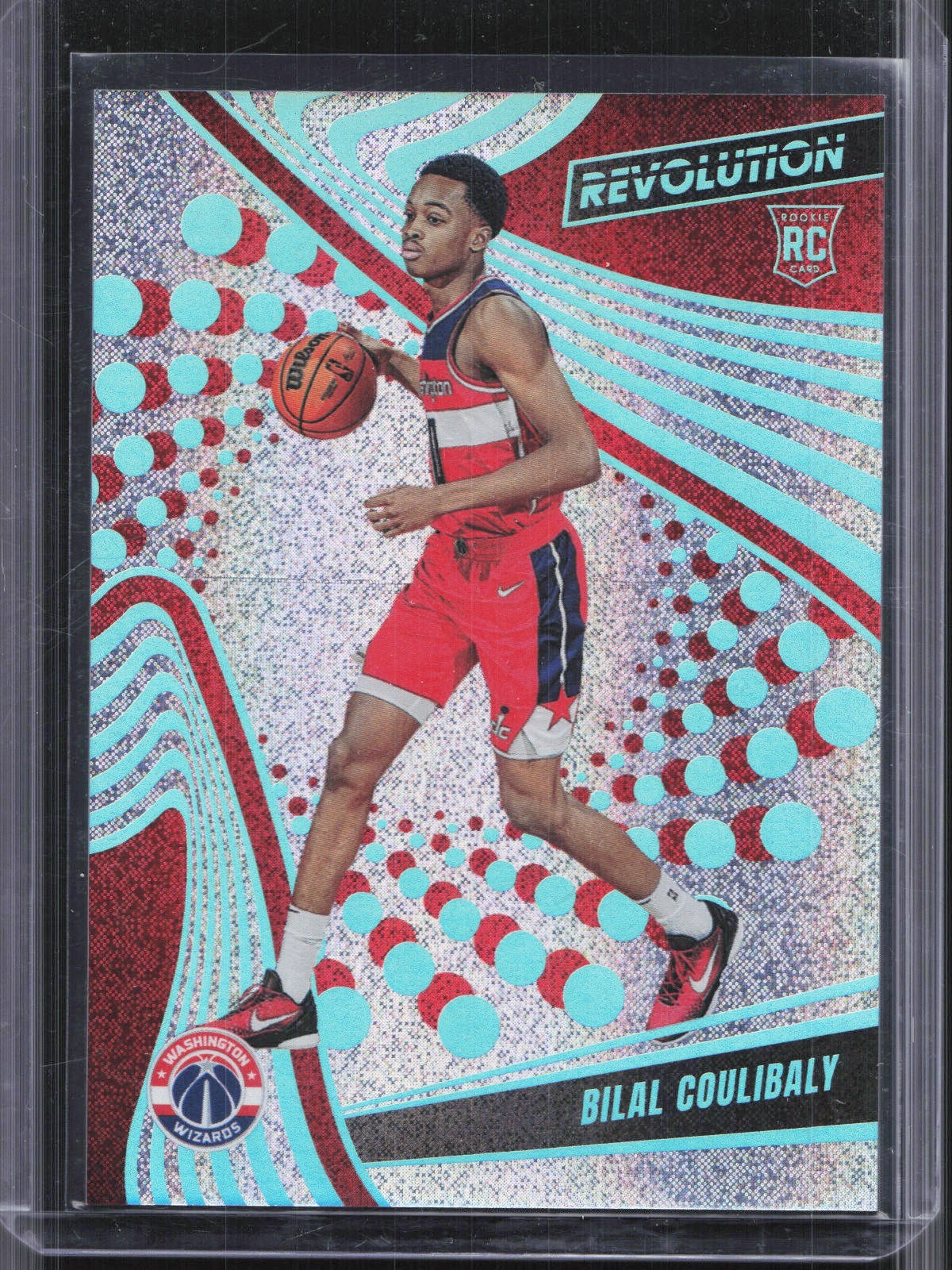 2023-24 Panini Revolution Bilal Coulibaly #119 Rookie Neutron Parallel /125