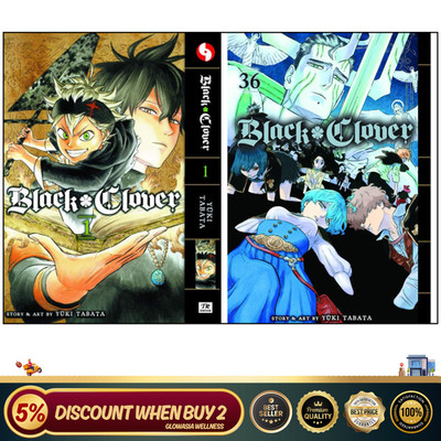 Black Clover Manga English (Vol. 1-36) Loose or Full Set English Comic Book