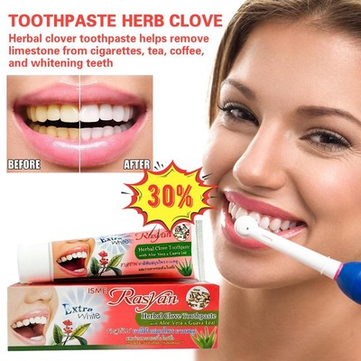 ISME Rasyan Herbal Clove Toothpaste - Antibacterial, Teeth Whitening n sx p