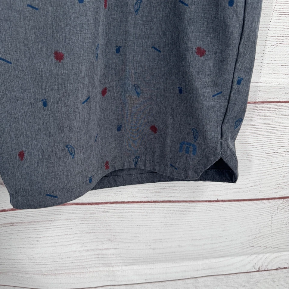 Travis Mathew Board Shorts Mens Size 36 Swim Trunks Athletic Parrots Birds - Image 4 of 4