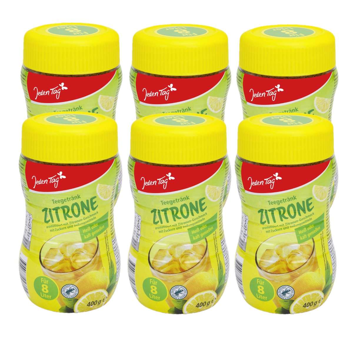 Preparación De Bebida Instantánea De Té De Limón 400G Paquete De 6