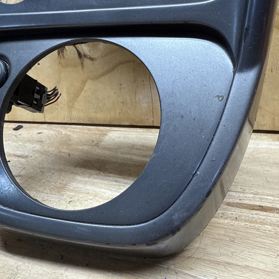 ⭐2003-2006 HONDA ELEMENT DASH RADIO BEZEL TRIM PANEL W/AIR VENTS OEM Gray - Imagem 3 de 4