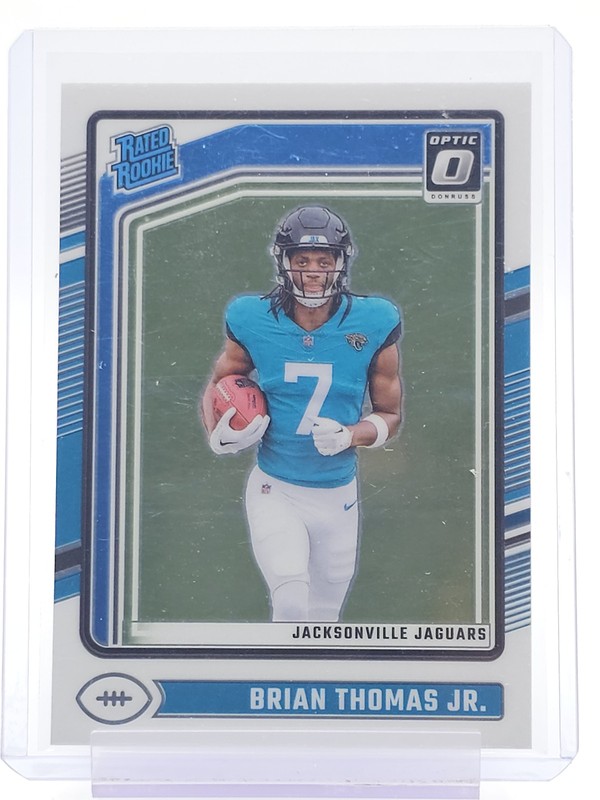 BRIAN THOMAS JR. 2024 DONRUSS OPTIC FOOTBALL RATED ROOKIE #214 JAGUARS Q7183