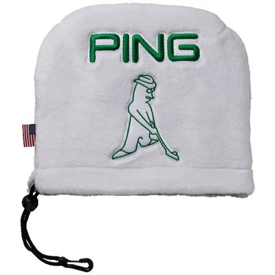 PING Iron Cover HC-C2301 Reversible Golf Club Head Cover Color Code White Silver - Image 1 of 2