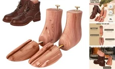 Cedar Boot Trees for Men - Maintain Shape for Chelsea, Chukkas, Short Dress & 