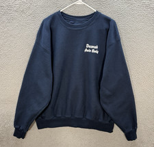 Champion Reverse Weave Sweatshirt Adult XL Blue Crewneck Workwear Grunge Y2K