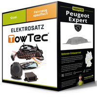 Elektrosatz 13-Pol Spezifisch für Peugeot Expert 06.2016-Jetzt NEU Towtec