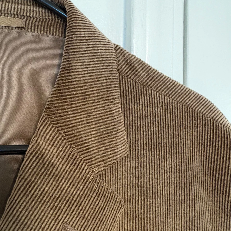 Blazer de Pana Ermenegildo Zegna Cashco 62L Hecho en España Algodón Cachemira Foto 3 de 4