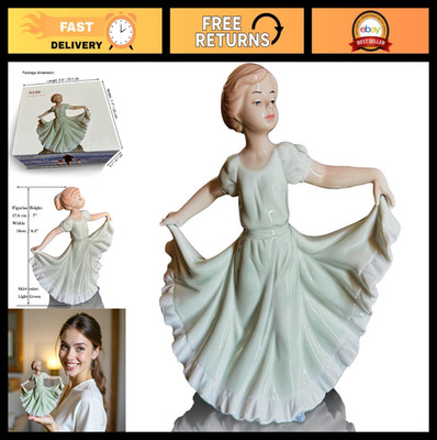 Porcelain Dancing Figurine - Childhood Memorabilia, Unique Gifts, Home Decor