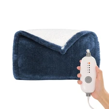 Heated Blanket Electric Blanket Full Size 72''x84'', Soft Flannel Heating Bla...