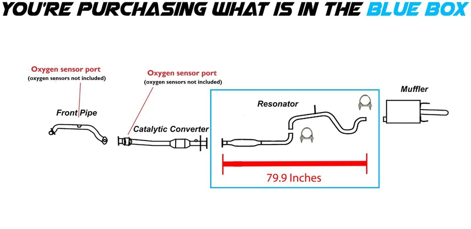 Tubo resonador compatible con: Buick Century 2003-2005 3,1 L Foto 3 de 4