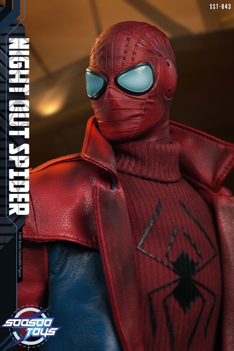 SStoys 1/6 ナイトアウト スパイダー  SST-043 In stock Soosootoys SST-043 1/6 Nightout Spider-Man 12