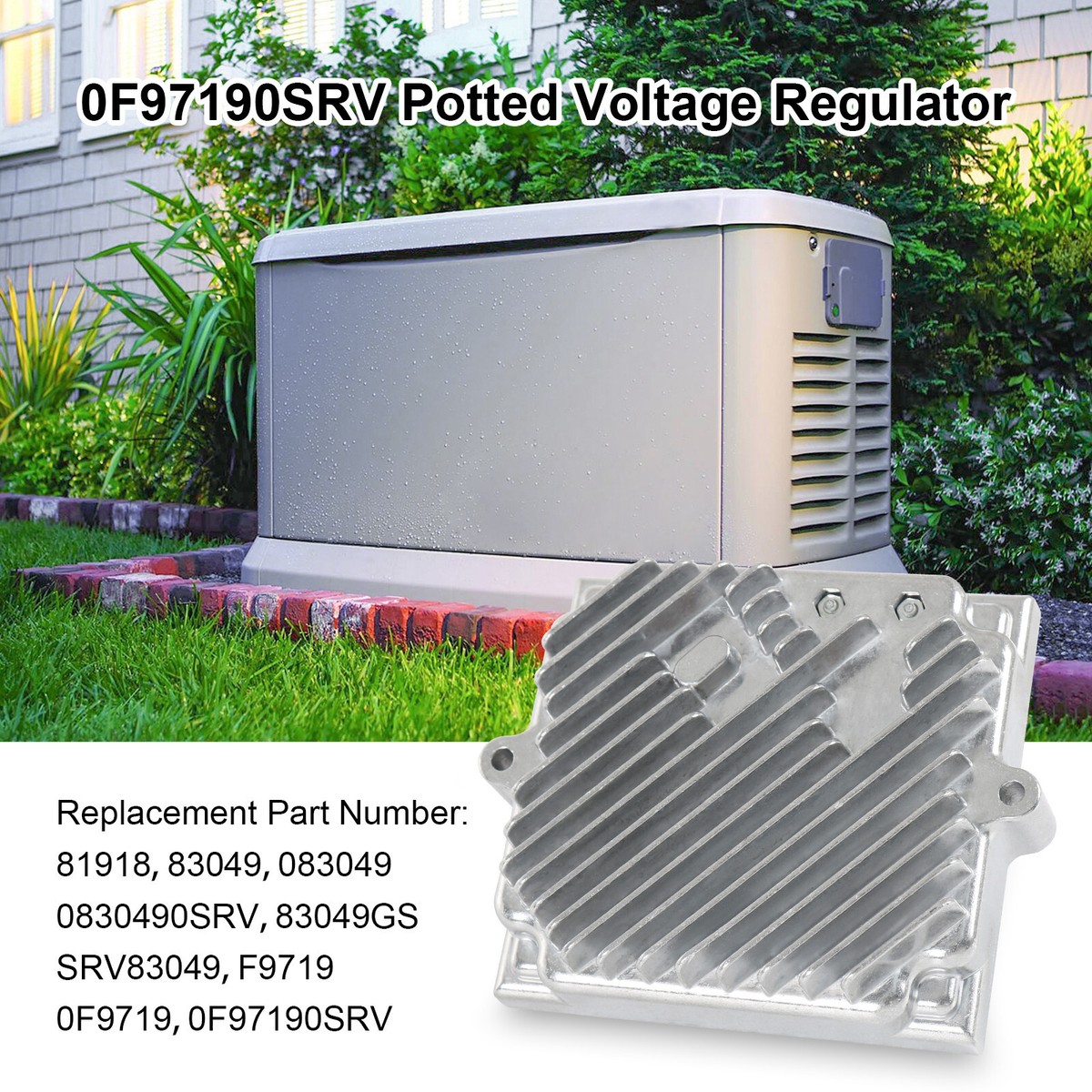 0F97190SRV Voltage Regulator For Generac Generator 81918