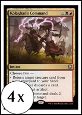 MTG - 4 x Kolaghan's Command - Modern Horizons 3 Commander - Playset 4x x4