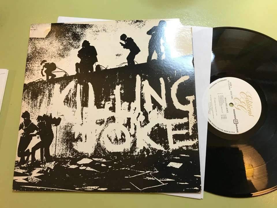 Killing Joke 1980 1st debut lp EGS 109 original vinyl oop rare punk goth PROMO! - Image 2 of 4