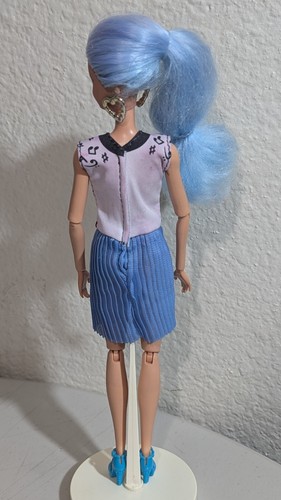 Barbie Extra XTRA Long Blue Hair Doll C346G - Picture 7 of 7