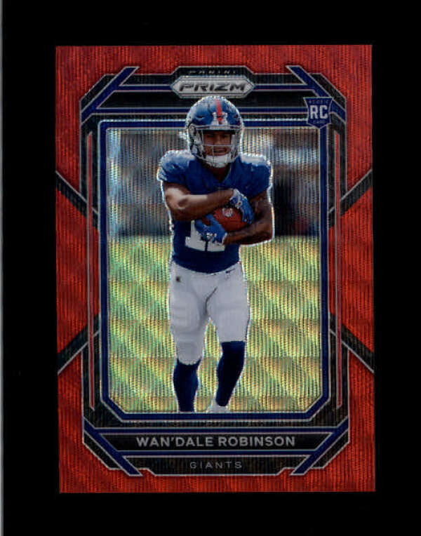 WAN'DALE ROBINSON 2022 PANINI PRIZM #315 ROOKIE RED WAVE PRIZM #066/149 BD2907