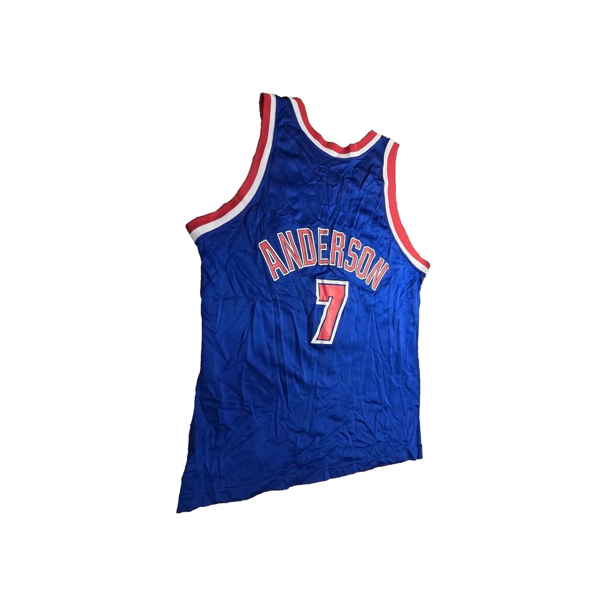 Vintage Champion New Jersey Nets Kenny Anderson Jersey Size Vintage Champion New Jersey Nets Kenny Anderson Jersey Size