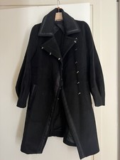 Marithe Francois Girbaud Black Coat Size 42it/38fr