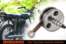 Kurbelwelle mit Nadellager Simson S51 SR50 KR51/2 Schwalbe 50-60ccm 44mm Hub