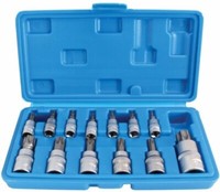 "Torx SteckschlüSsel Satz 13Tlg. Innentorx 1/4\", 3/8\", 1/2\" Bit Stecknuss T8-70"