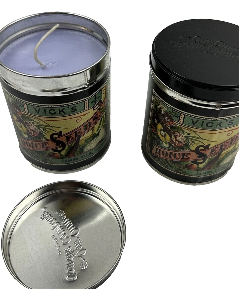 (2) Vela de hojalata perfumada de 13 oz con etiqueta de Our Own Candle Company Foto 3 de 4