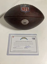 Game Used Los Angeles Chargers Football 9/10/23 9/17/23 Justin Herbert Photo Mat