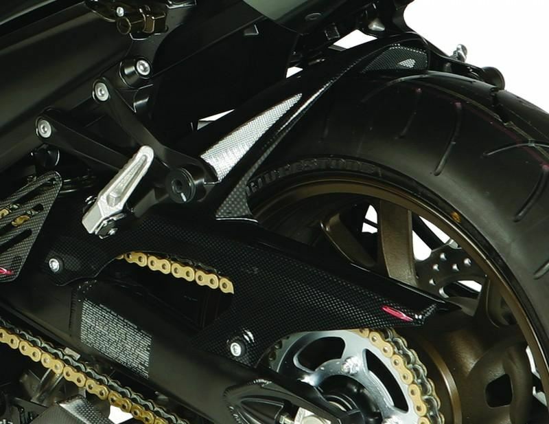 Kawasaki ZZR1400 & ZX-14R 12-20 Matt Black & Silver Mesh. Rear