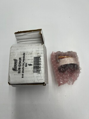 #ad Summit Racing Bar Graph Oil Pressure Digital Gauge SUM G2943R Red $51.79