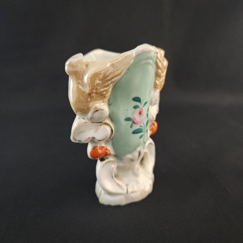Vintage Hand Painted Miniature Vase 3 1/2" Tall - Picture 4 of 7