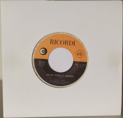 Gino Paoli - Un delitto perfetto d'amor - Me in tutto il mondo - 45 giri 7''