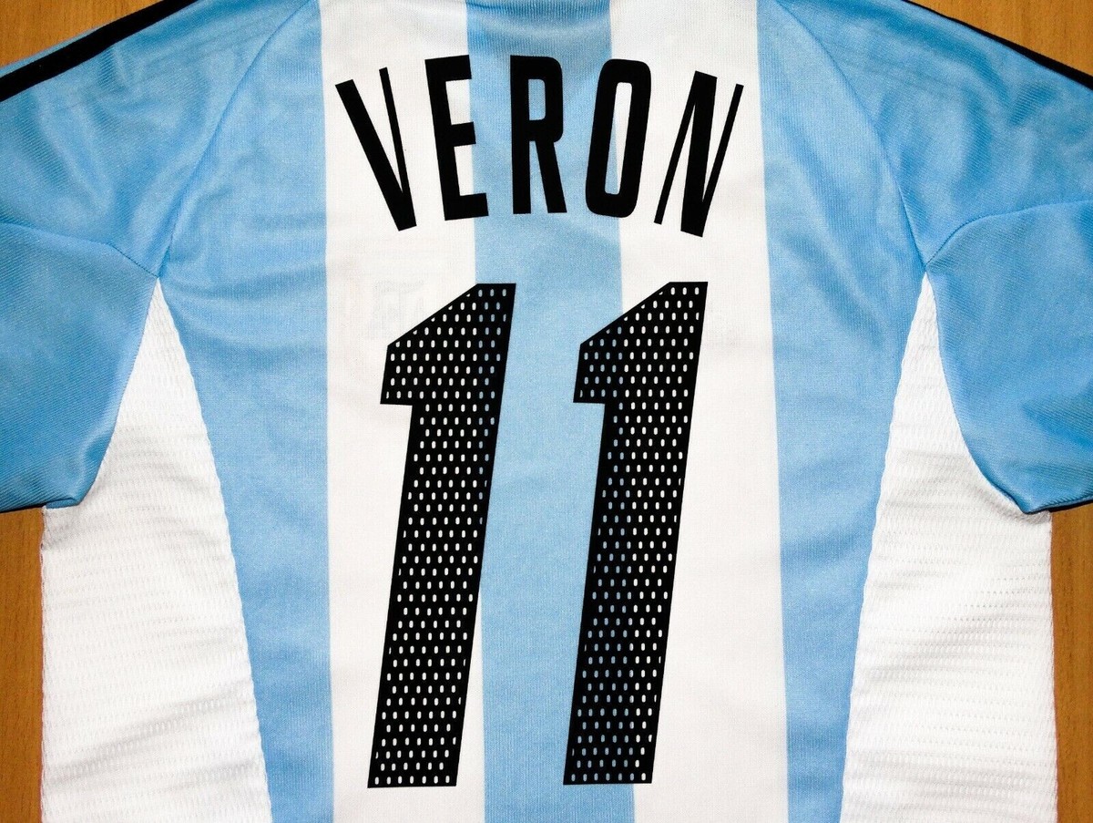 ユニフォーム VERON 11 アルゼンチン代表　ヴェロン　2002 日韓W杯モデル】ベロン ＃11 アルゼンチン代表 2002（H
