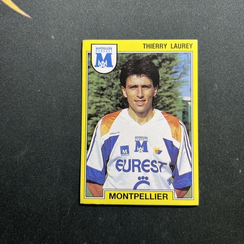 151 THIERRY LAUREY MONTPELLIER PANINI FOOT 92 1992 FRANCE FOOTBALL