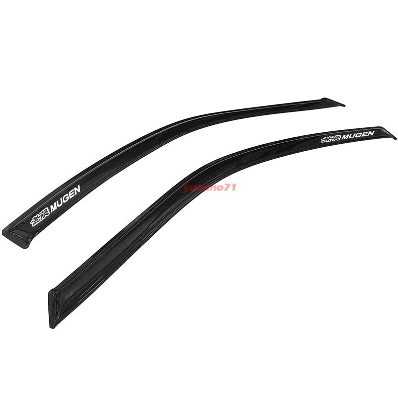 For 92-96 Honda Prelude Window Visors Rain Guard Vent Sun Shade w/ Mugen - Изображение 2 из 4