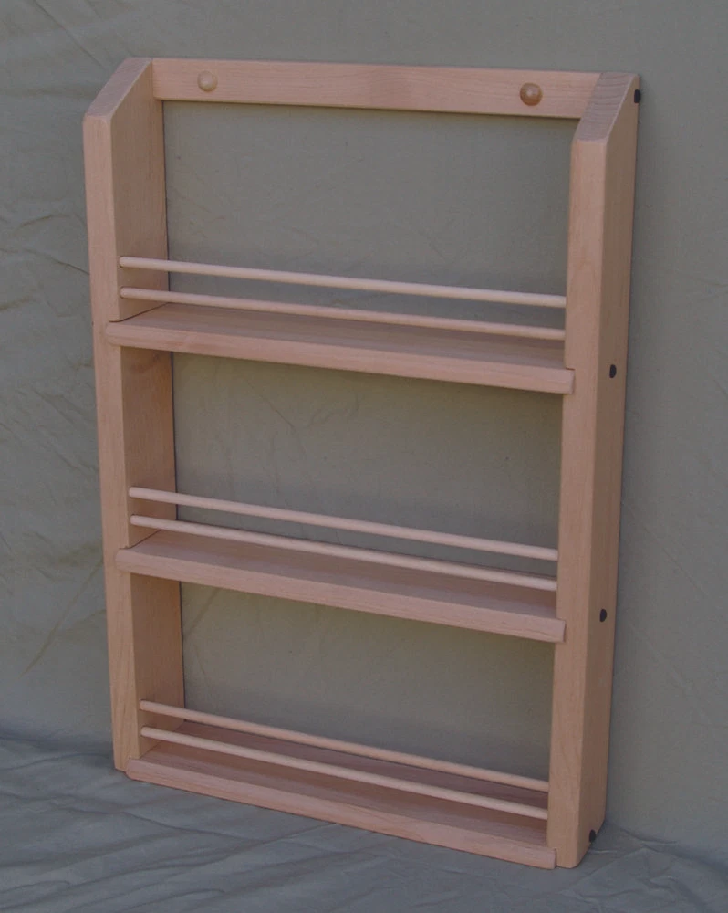 Unfinished Alder Triple Shelf Spice Rack
Opens in a new window or tab