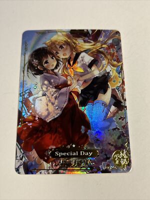 japanese artist Foil Goddess Story Waifu Doujin Anime sexy  card