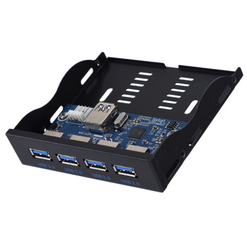 USB3.0 Floppy Front Panel 3.5'' Floppy Bay 19 Pin To 4 Interface USB3.0 HUB OBF - Picture 1 of 7