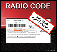 Radio Unlock Code Fits Honda Gathers Vxm-128 Vxm-135 Vxm-145 Vxm-155 Vxm-165..