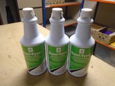 Spartan Sani-Tyze Food Surface Sanitizer 1 LITRE X 3 REFILLS GOOD QUALITY UK