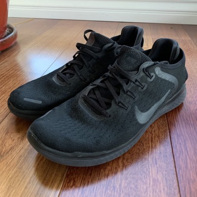 nike free rn 2018 triple black