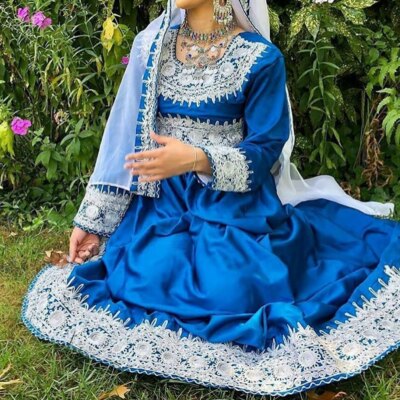 Embroidery Afghani dress for girl - Afghani style dress - Afghani dress for  girl