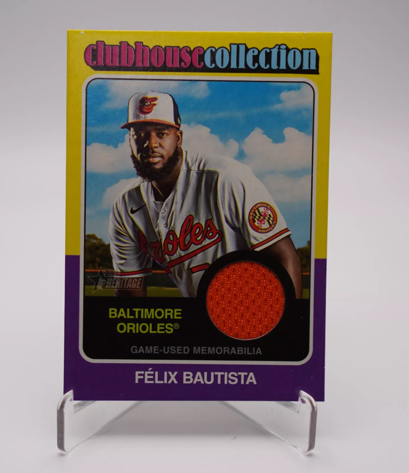 Flix Bautista trading card